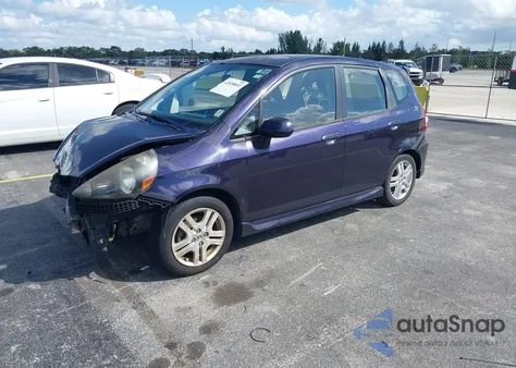 2008 Honda Fit Sport from USA, damaged, VIN JHMGD38698S040749